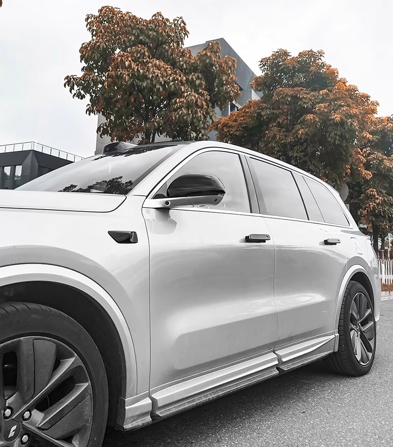 Ideal L6L7L8L9 rearview mirror protective cover blackened modified reversing mirror cover upgrade Black Samurai decoration accessories