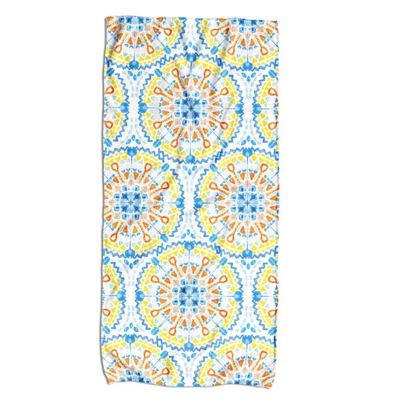 Toalla de baño de playa bohemia Impresión digital multifunción de microfibra de secado rápido Toalla de playa absorbente