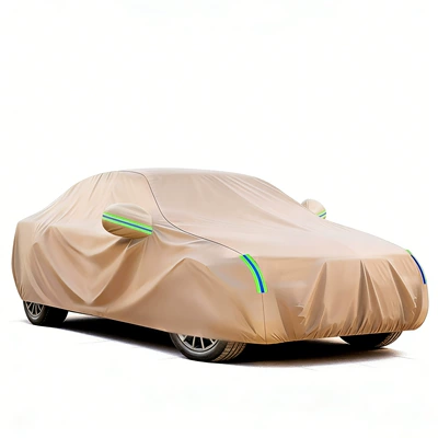 Car clothing – Rainproof Dustproof Car Cover Full - s-dupont-oxford-cloth-khaki
