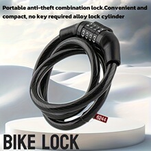 B 24467 Four-digit bike security cable lock ��λ�������г���