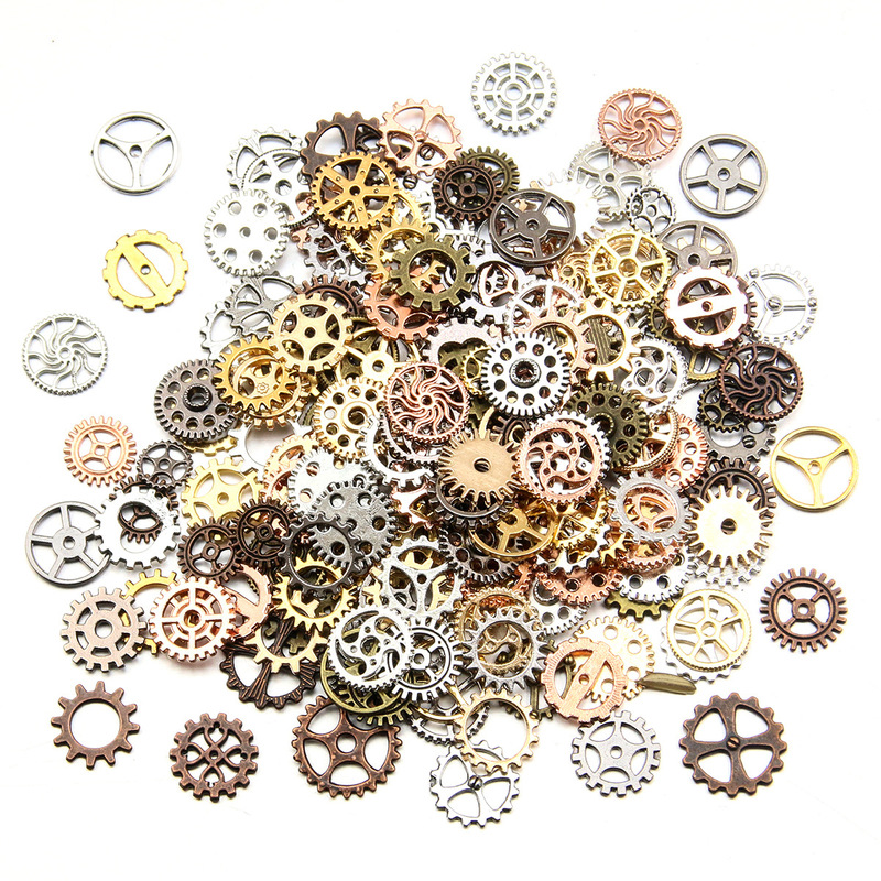 30-100g mixed 10-25mm big gear explosions diy zinc alloy features steampunk style factory 30-100g mixed 10-25mm big gear explosions diy zinc alloy features steampunk style factory