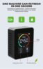 英文外单二氧化碳检测仪CO2探测空气质量指数温湿度家用USB锂电池