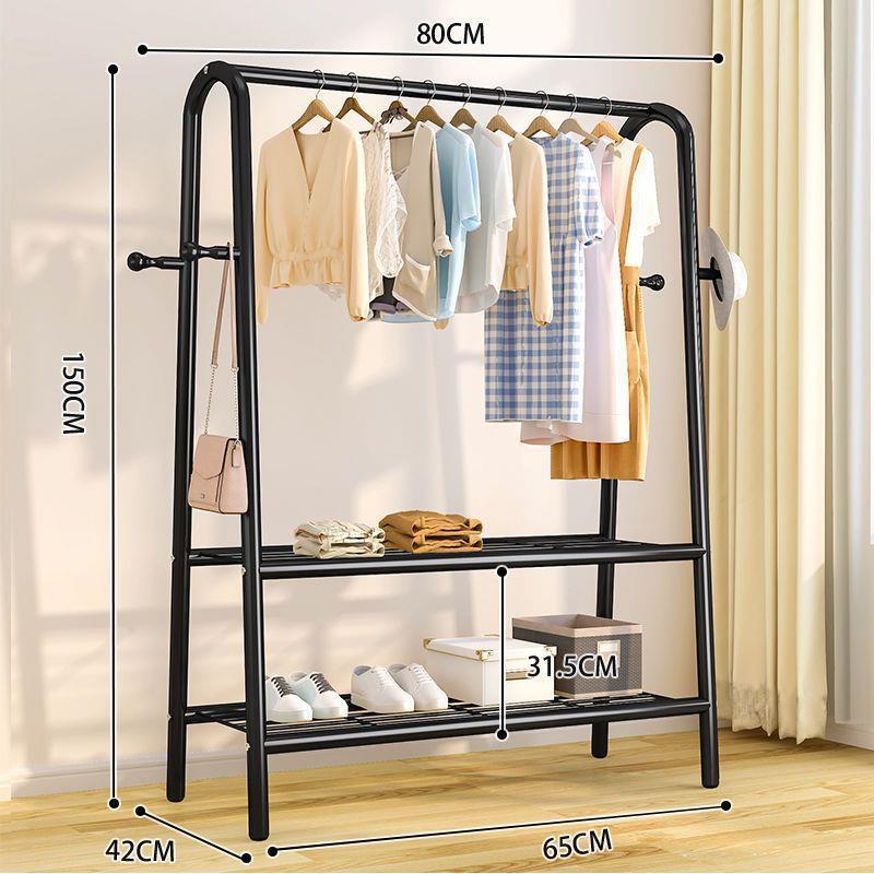 80cm [블랙아이언] 사이드후크 4개 + 이중수납망