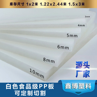Pp Food Grade Plastic Nylon Engineering Pe Hard Rubber Sheet White Pork Waterproof Plastic Sheet Polyethylene Rubber Sheet