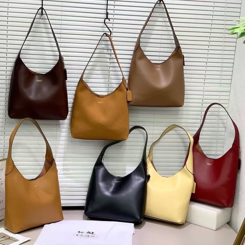 Coach Original New Brooklyn Bag Large Capacity Underarm Bag Retro Versatile Handbag Shoulder Tote Women's Bag