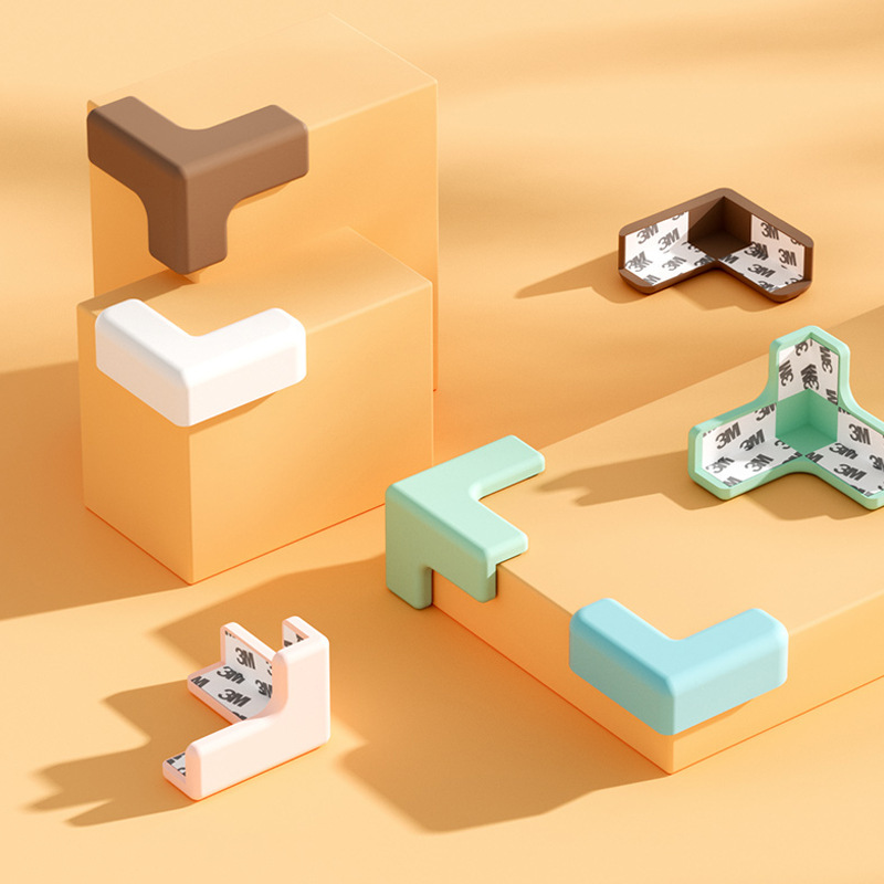 2024 new product L-shaped T-shaped coffee table corner protector children's anti-collision corner silicone infant table corner protective cover