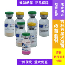 吉林五星四联疫苗套餐 幼犬成犬疫苗套餐狗狗四联疫苗狂犬疫苗