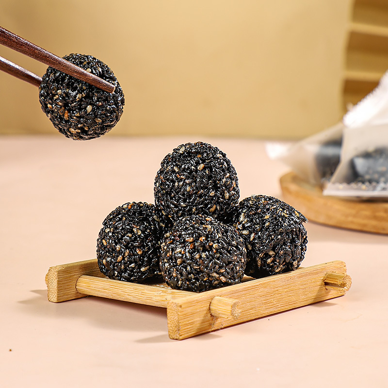 孫思邈160g九蒸九晒低GIスナック、量販お得なパック、黒胡麻丸、抖音で発送|undefined
