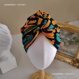 复古包头帽 西域风情小众女帽少数民族头巾帽月子帽旅游发套其他