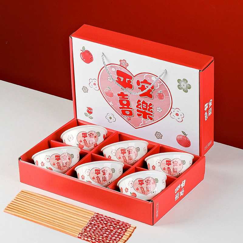 Tableware for home use for food, set, ceramic gift box, wholesale