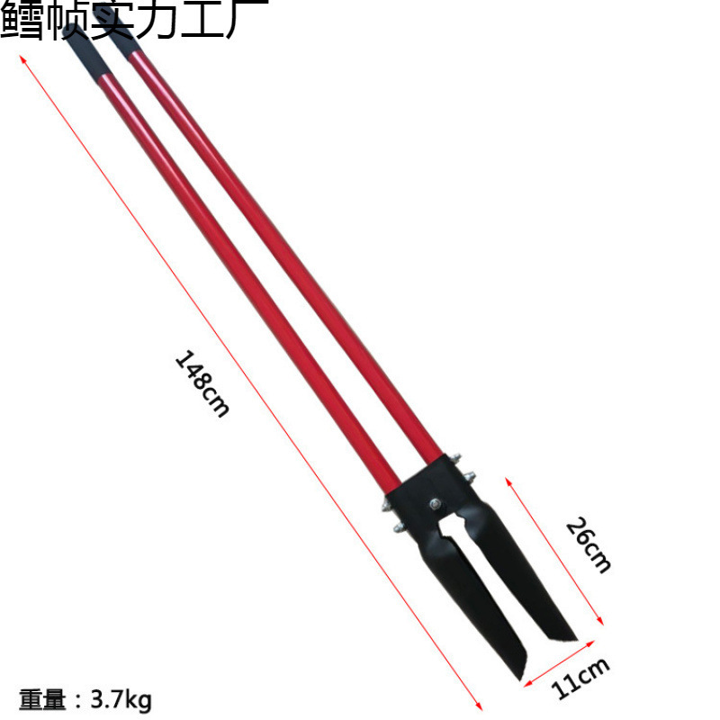 Nuevo tipo de excavación de poste de cable Luoyang pá de excavación de agujero de excavación de agujero de excavación de agujero de excavación de agujero de espeso de trasplante de pala contra pala