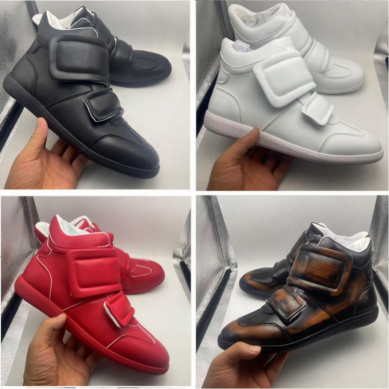 European Export New Style Martin Short Boots Men's German Training Shoes Sports Casual Double Velcro Genuine Leather Fashion Women's Shoes