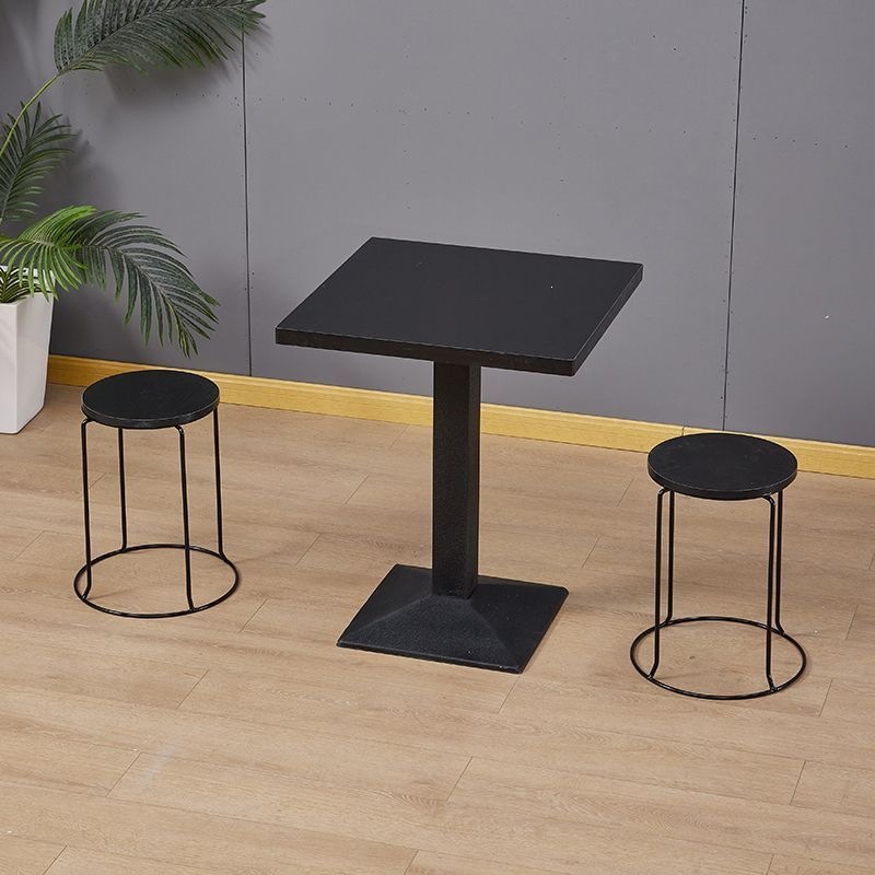 Mesa de comedor de restaurantes, snack shop, mesa y silla de comedor, mesa de comedor, mesa de té de leche, mesa redonda de roca