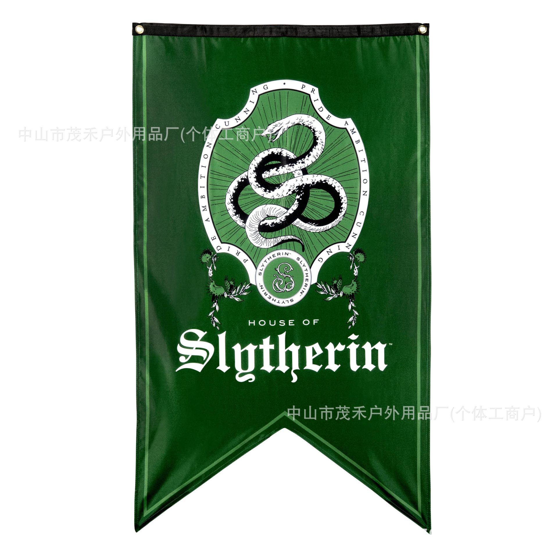 Bandera de cauda de pescado de Harry Potter 30 * 50CM bandera decorativa barra de salón triángulo bandera personalizada