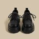 British-style leather shoes women's 2025 spring new thick-soled lace soft-soled muffin vintage all-match happy shoes