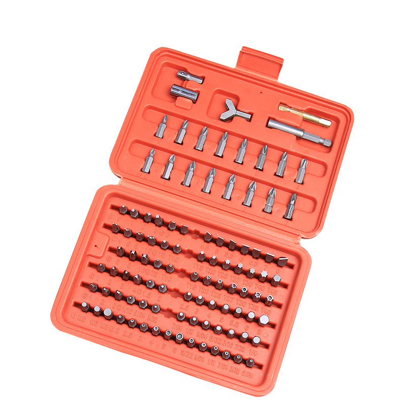 Juego de destornilladores de 100 piezas cabeza de destornillador de cruz tipo Y destornillador de hexágono tipo M destornillador de traje