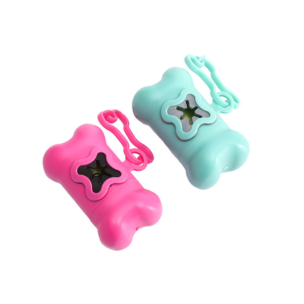 Garbage Bag Dispenser Biodegradable Dog Poop Pickup Bone Type…