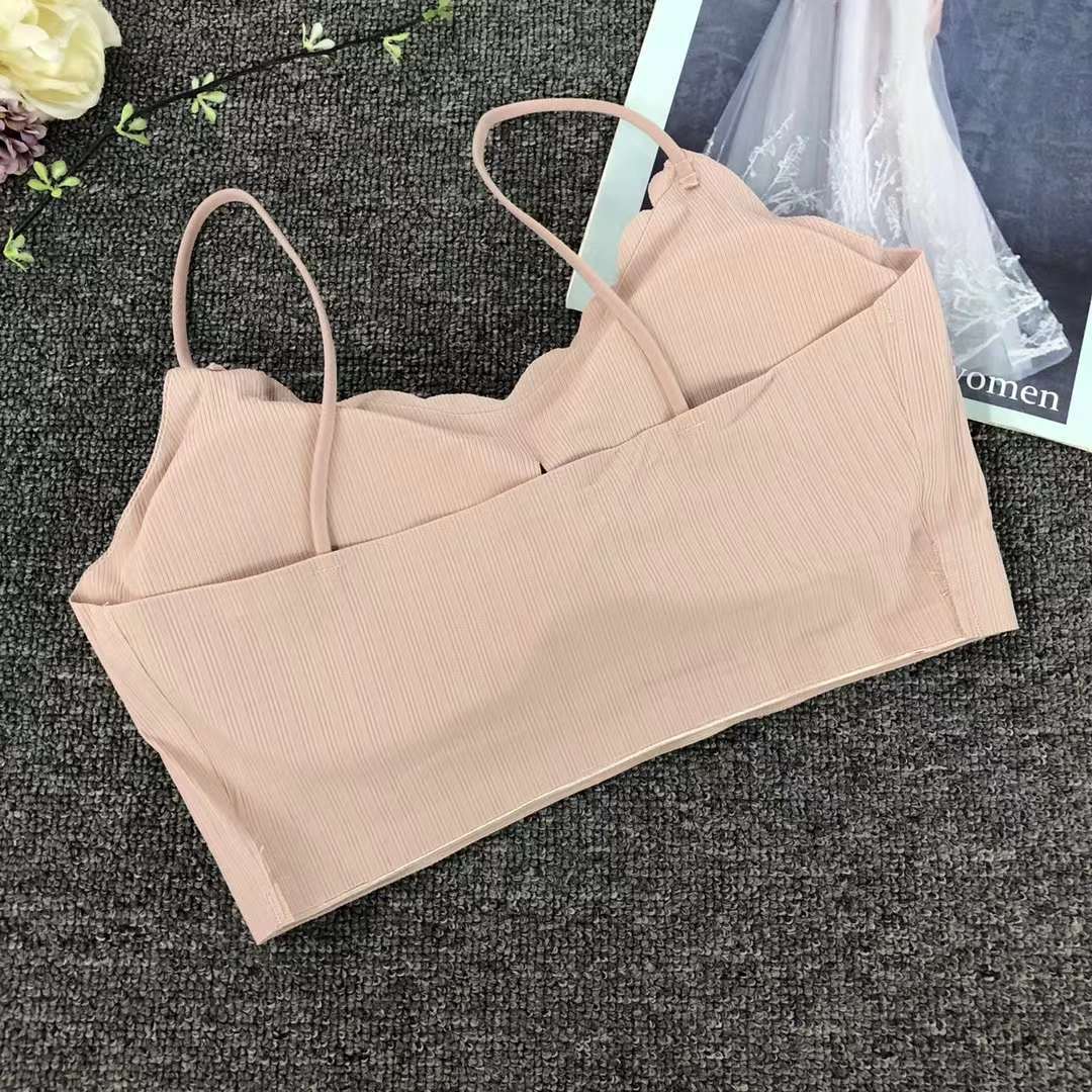 Nuevo chaleco sin costuras de alta elasticidad de alta calidad de dama sin anillo de acero bra de yoga ropa interior deportiva mujer al por mayor