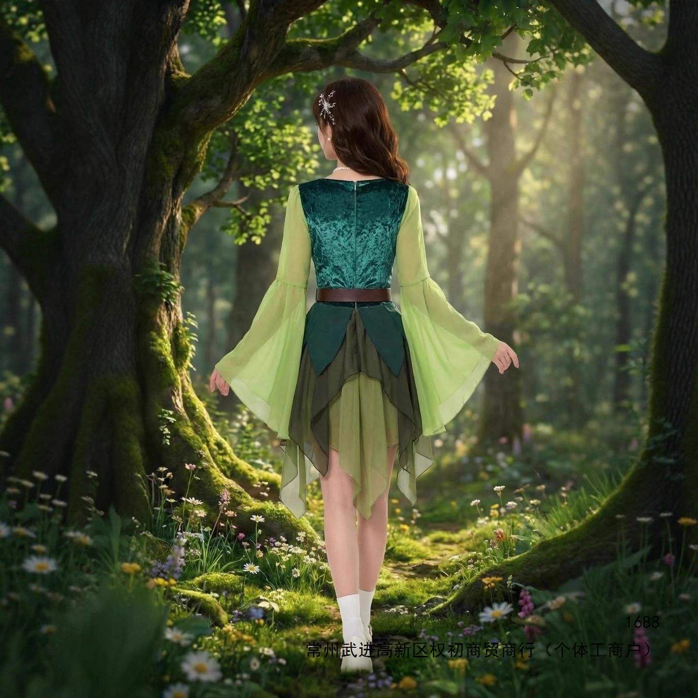 夏天服装魔法角色扮演连衣裙女王cosplay套装卡通穿搭