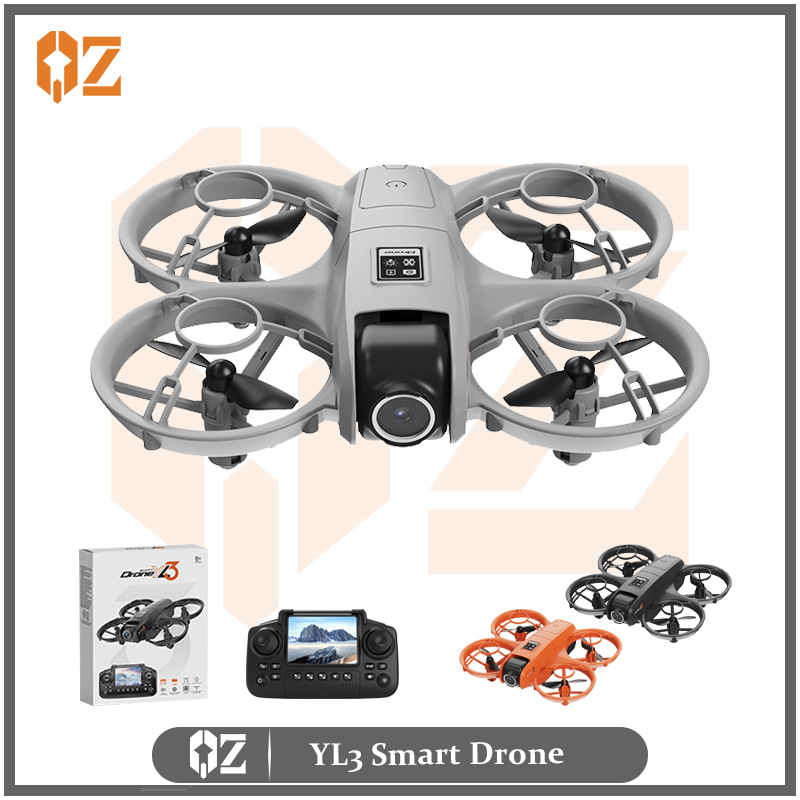Yl3 Mini Flying Drone Fully Surrounded Anti-Collision Ultra-High Definition Dual-Lens Optical Flow Positioning Hovering Remote Control Aircraft