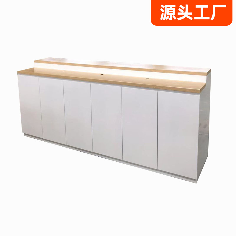 石家庄正定家具工厂专柜品牌连锁店展示柜广告配件柜收银智能穿戴