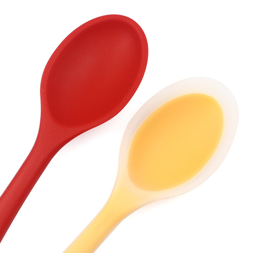 Large Silicone Spoon Integrated Soup Spoon Stirring Spoon Hot Pot Spoon Cooking Spoon Kitchen Tools