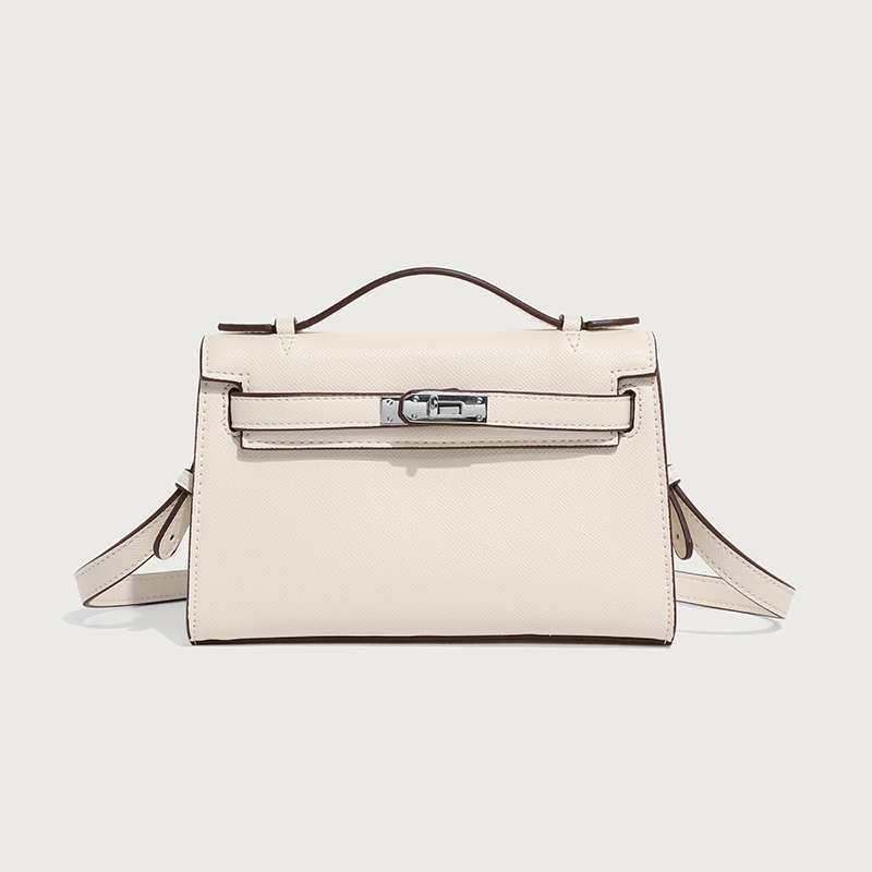 Bolso Kelly de verano, nuevo y a la moda, sencillo y elegante para ir al trabajo, clásico y versátil, bolso de mujer tipo bandolera, de mano, con un toque de calidad.