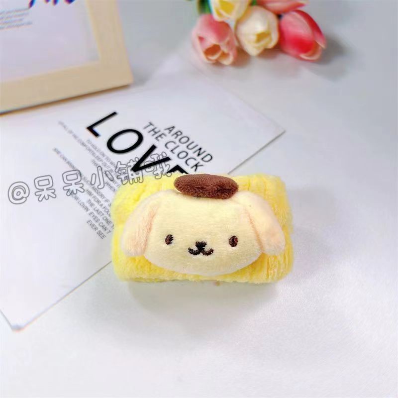 Arco banda de pelo al por mayor de las niñas de color sólido todo partido de maquillaje absorbente de sudor-limpieza lavado de cara correa de muñeca de franela banda de pelo