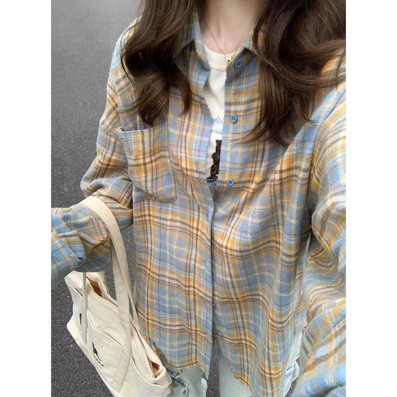 Factory Direct Sales of Various Styles of Shirts, Spring, Autumn and Summer Versatile Sun Protection Shirts for Men and Women, Trendy Plaid Shirts and Jackets