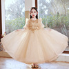 Children's evening dress, piano performance costume, small princess costume, Birthday gift