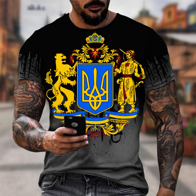 Pod/Jit/Manufacturer Cross-Border 3D T-Shirt Casual Men's T-Shirt Short-Sleeved 3D Printed T-Shirt Harry Potter