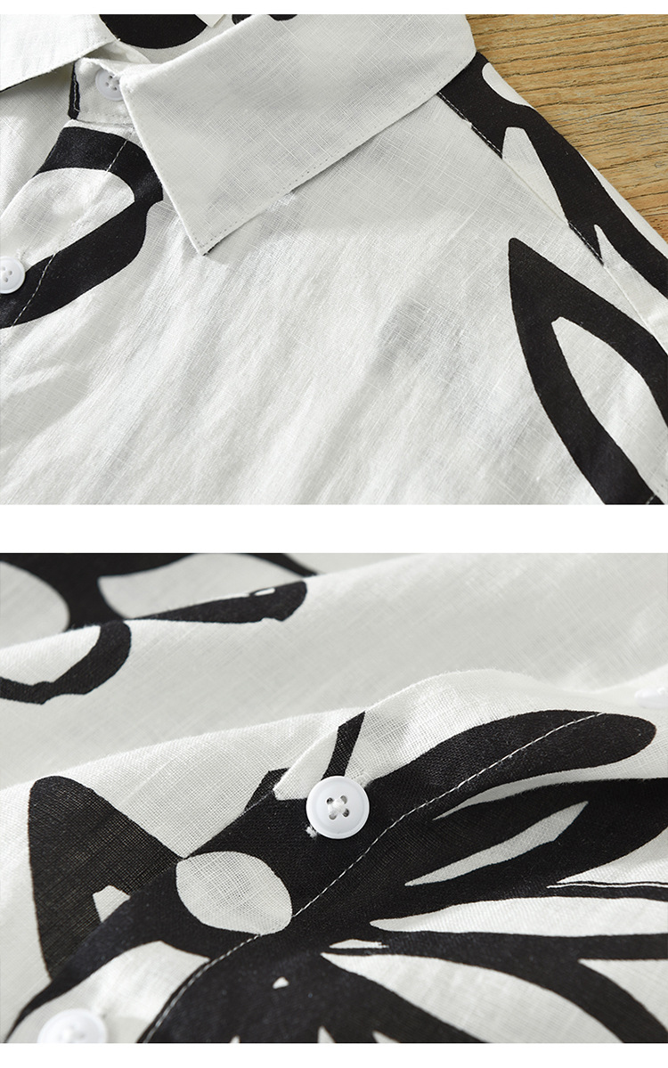 Floral Linen Shirt 5
