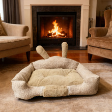 跨境外贸出口源头工厂猫窝狗窝冬季保暖防寒布偶猫宠物用品窝垫子