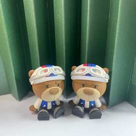 PVC潮玩盲盒玩具定制3D软胶立体公仔硅胶卡通玩具摆件来图订做