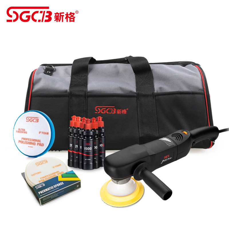 SGCB new grid polishing machine electric desktop eccentric machine sleeve car beauty special grinding machine