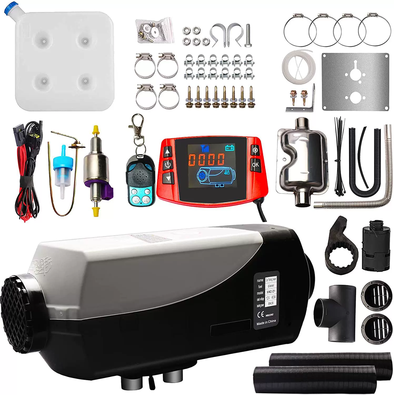 厂家供应燃油驻车加热器车内空气加热器12v 24v 2kw 5kw高原可用