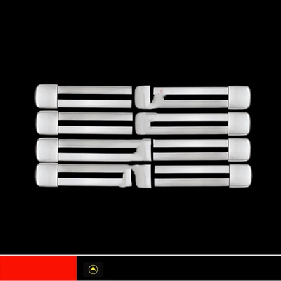 Fathead Fish Business Car Welcome: Dekorativ pedal başlıqları - sku31-652t-silver-titanium-blue-label-track-strip-12-pieces