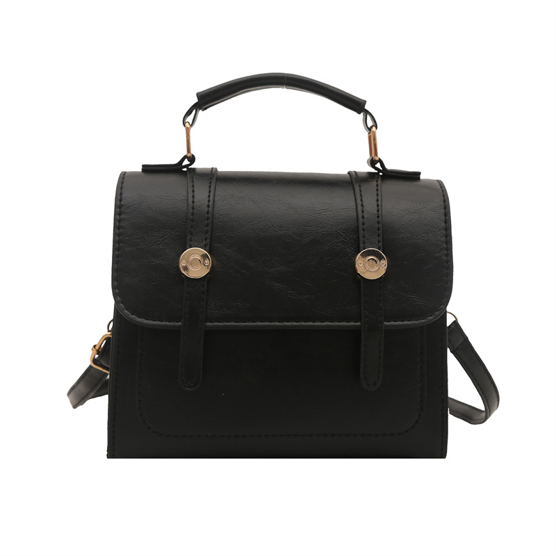 Retro Maillard British College Style Bolso mujer 2025 nuevo bolso de mensajero textura portátil Cambridge pequeño bolso cuadrado marea