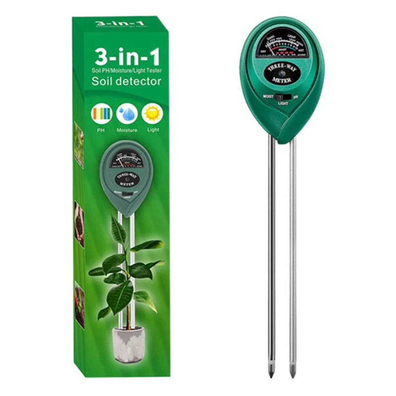 Тестер почвы, измеритель влажности и pH почвы для цветов и растений, монитор влажности, pH и содержания питательных веществ в почве