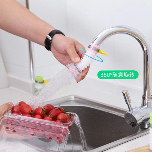 Kitchen faucet shower extension nozzle, tap water shower head, rotating anti-splash shower for home use, wholesale water-saving device