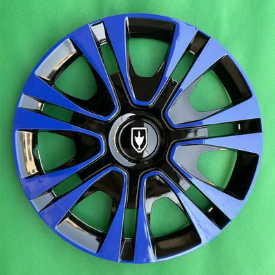 Covers, Tire Covers, 15inch Modified Universal — Spare wheel cover - standard-ky-model-black-and-blue-4-pieces
