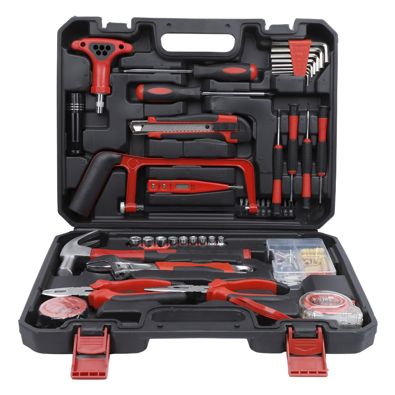 Suministro directo de fábrica herramientas de hardware traje combinación herramientas de reparación del hogar manual de herramientas caja de herramientas conjunto completo