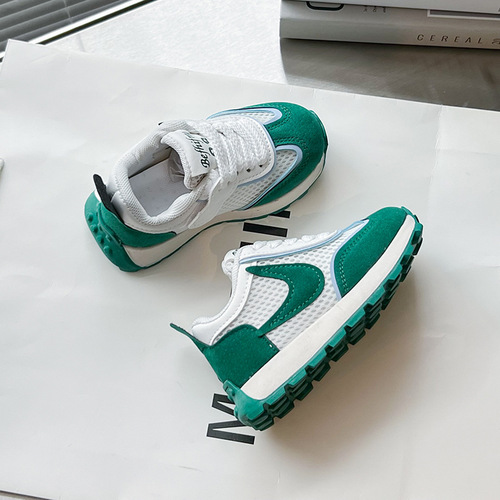  Autumn New Children's Forrest Gump Shoes Mesh Breathable Boys and Girls Versatile Internet Celebrity Dad Shoes Casual Sports Shoes
