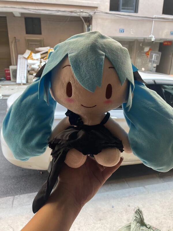 正版同款现货初音未来玩偶抱枕经典深海毛绒fufu玩偶公仔摆件礼物|undefined
