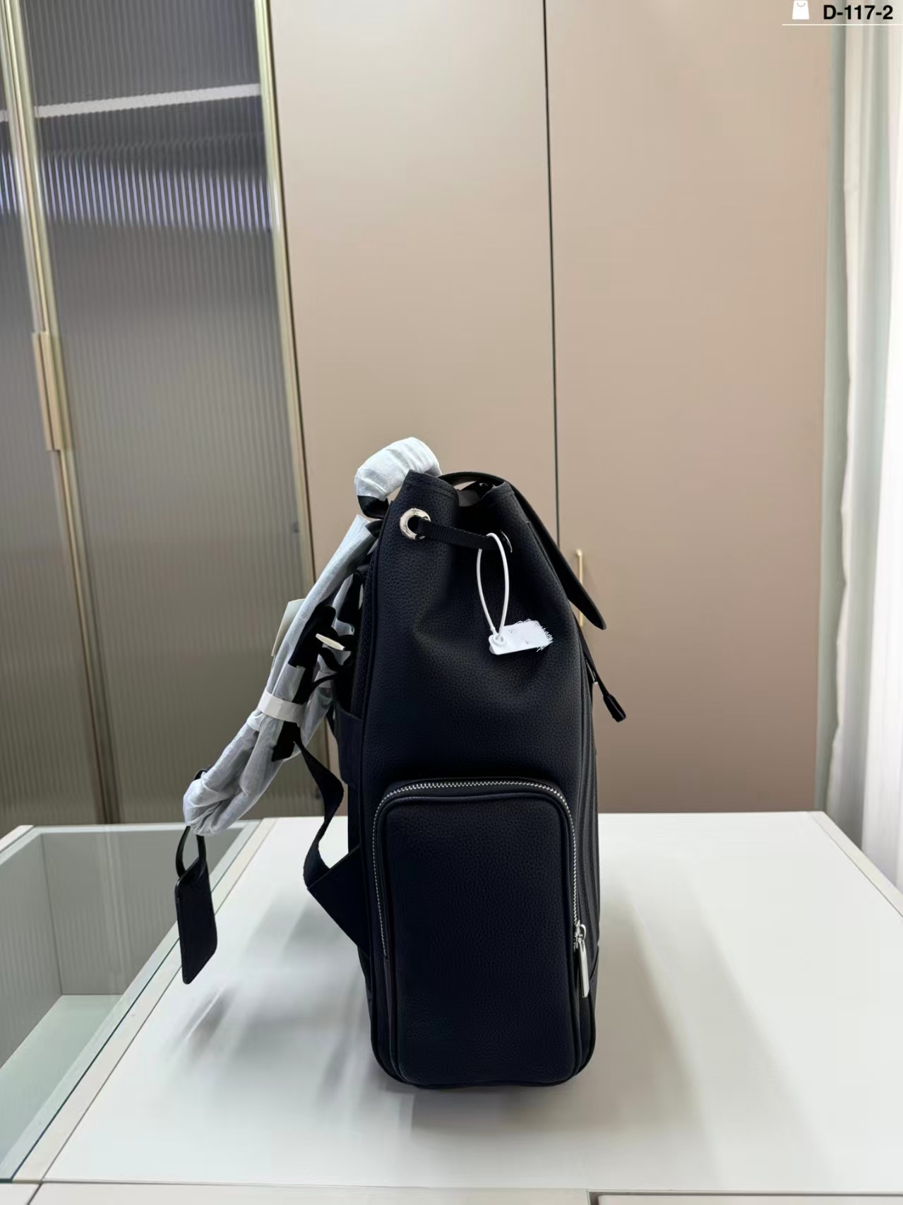 R Jiari Rimo Umschlag-Rucksack Never Still Canvas Rucksack hochwertiges Gefühl Unisex leichter Luxus Lederreisetasche