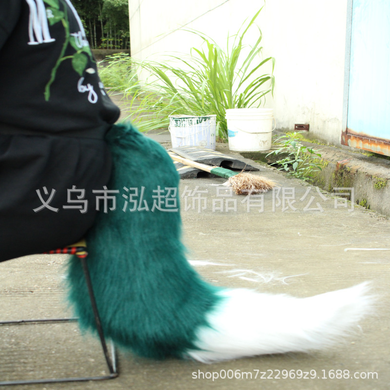 大きいサイズの手は獣の耳の獣の尾のぬいぐるみのコスプレのアクセサリの道具のキツネの尾の狼の尾のアクセサリを作ります。|undefined