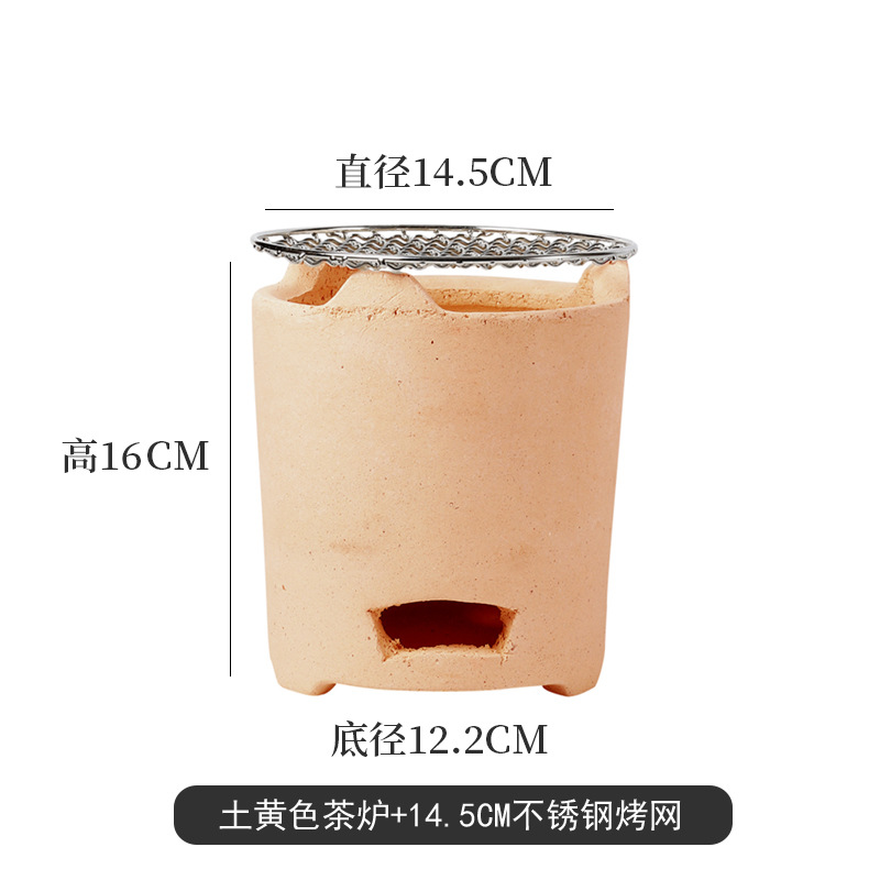 Cerámica de arcilla barbacoa pequeña estufa de arcilla hogar comercial al aire libre estufa de arcilla brochetas de barbacoa al aire libre antigua estufa de carbón estufa de barbacoa