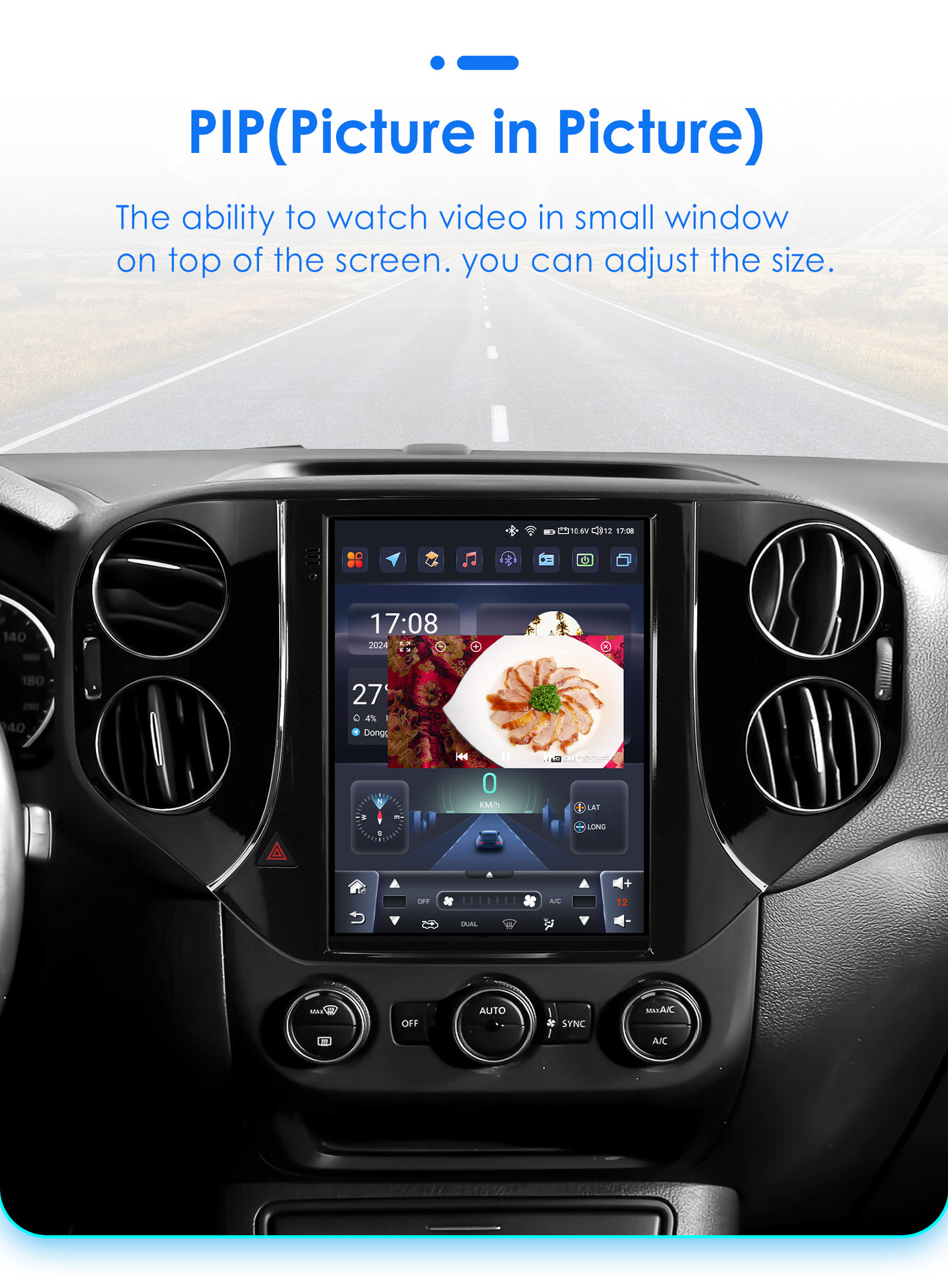 Cross-border goods are suitable for 07-16 Volkswagen Tiguan vertical screen Android navigation GPS car machine central control CarPlay