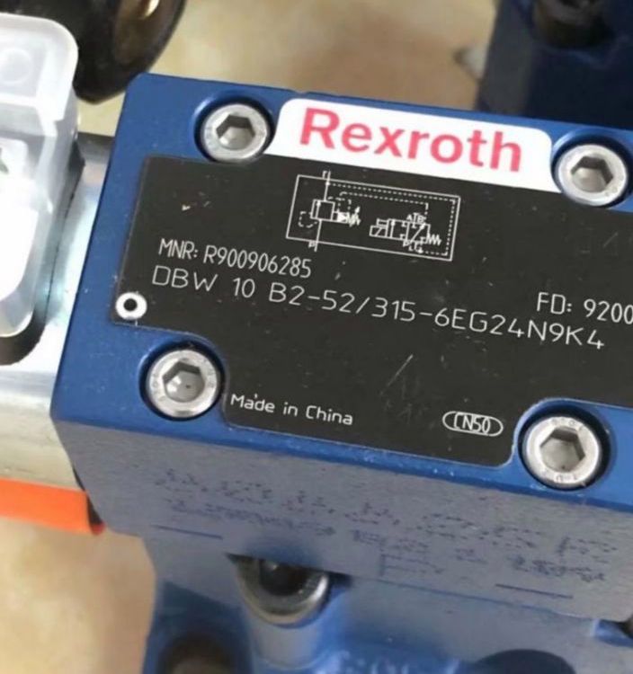 力士乐液压阀DBW20B2-5X/350YS6EG24N9K4R12先导式