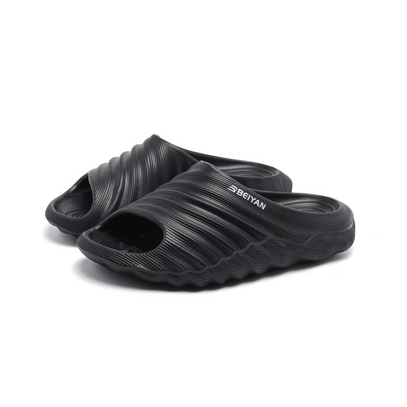 2025 nuevo estilo personalidad moda simple coco zapatillas de una palabra hombres ropa exterior sandalias y zapatillas deportivas comercio exterior venta al por mayor transfronteriza